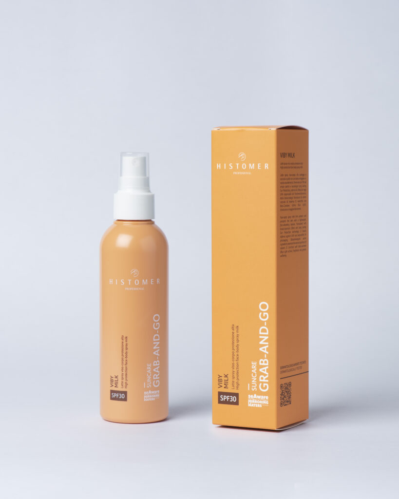 Grab-and-Go VIBY MILK Антиоксидантное молочко для лица и тела со стволовыми клетками растений SPF30