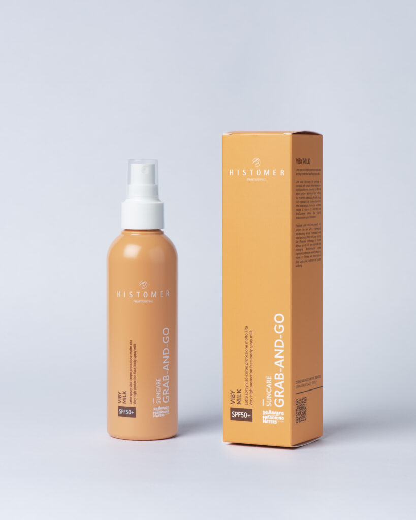 Grab-and-Go VIBY MILK Антиоксидантное молочко со стволовыми клетками растений SPF50